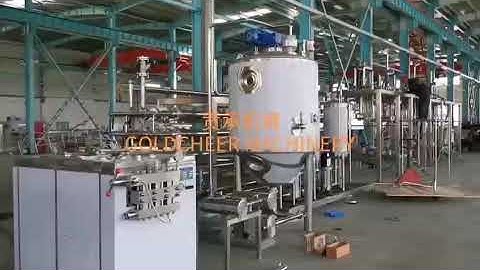 Tomato paste sterilizer and aseptic filler