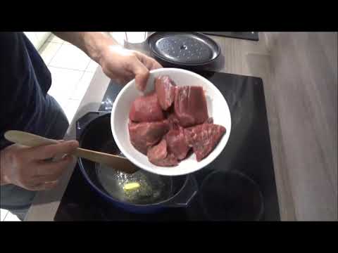Asmr  recette Bœuf aux olives