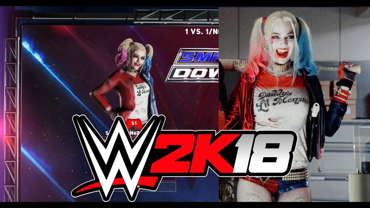 WWE 2K18 - HARLEY QUINN Entrance ( Suicide Squad )