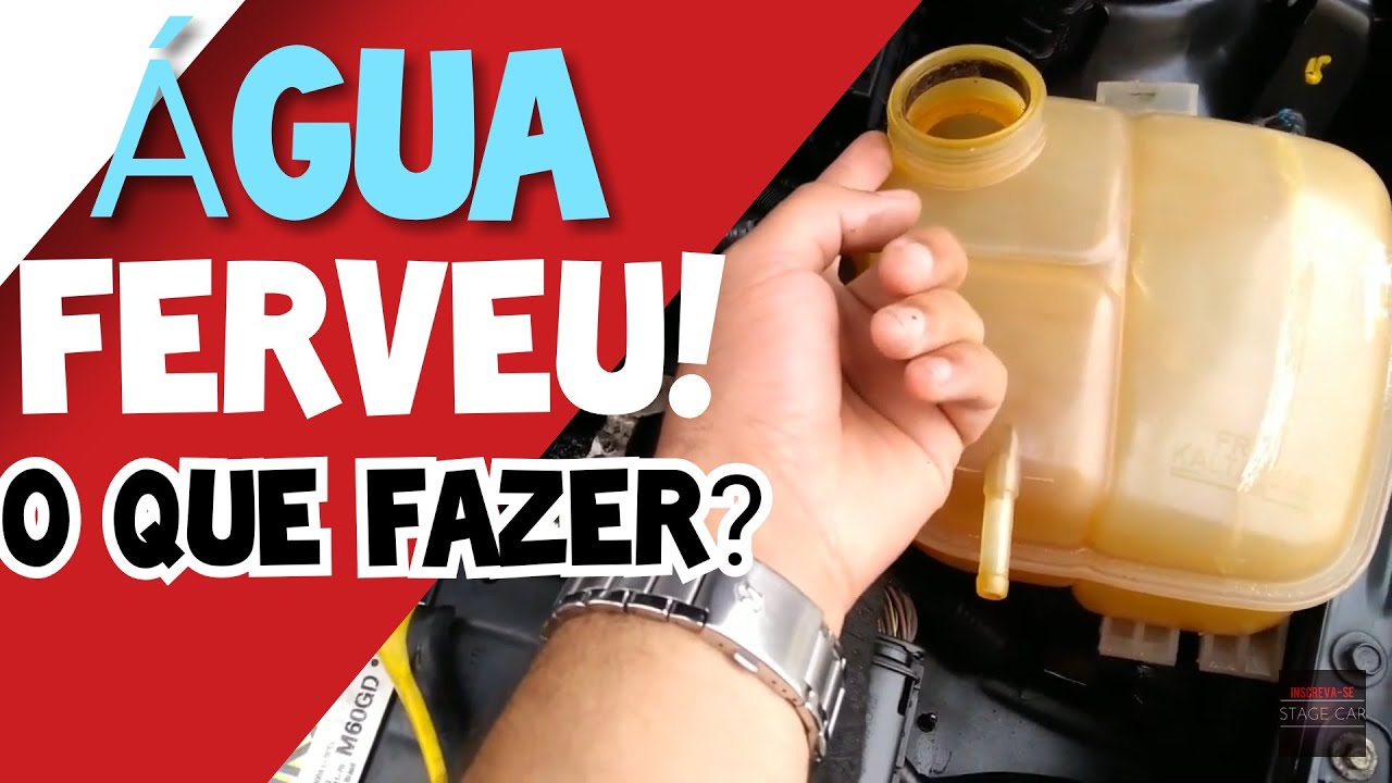 Água do reservatório radiador fervendo o que fazer. - YouTube