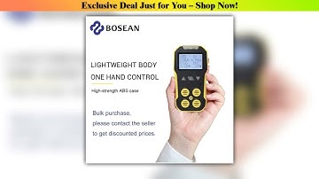 Limited Bosean 4 in 1 Multi Gas Detector O2 H2S CO LEL Gas Meter Oxygen Hydrogen Sulfide Carbon Mon