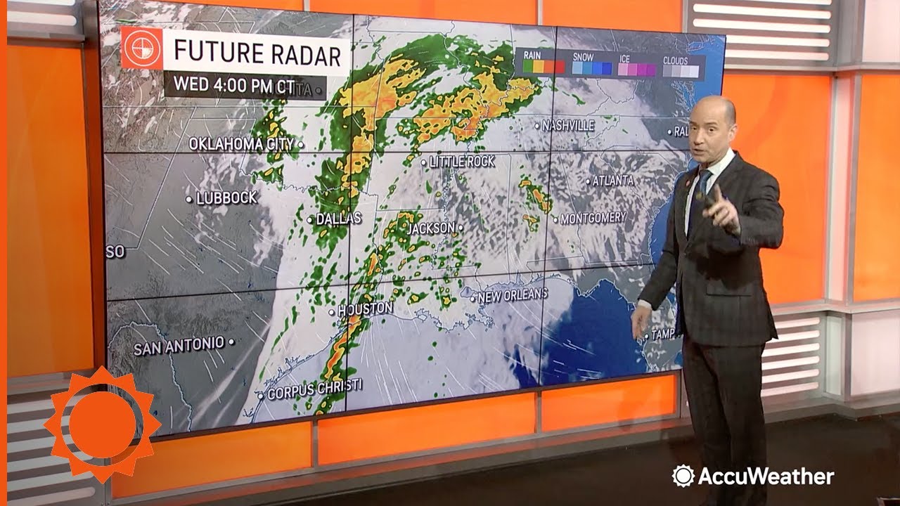 Heavy rain, severe weather looms for central US | AccuWeather - YouTube