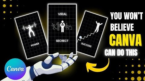 How to CREATE VIRAL Motion Graphics In Canva Without ANY Animation Skills