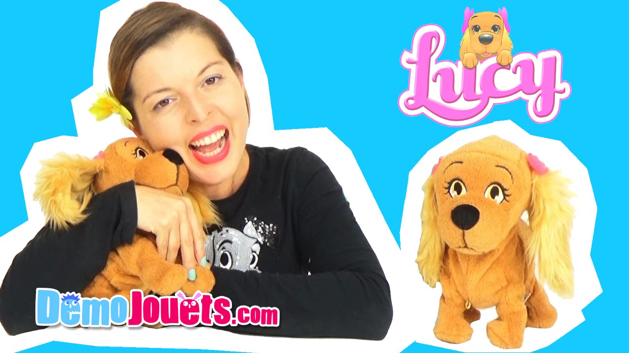 Vidéo CHIEN EN PELUCHE animé et interactif - jouet pour enfant