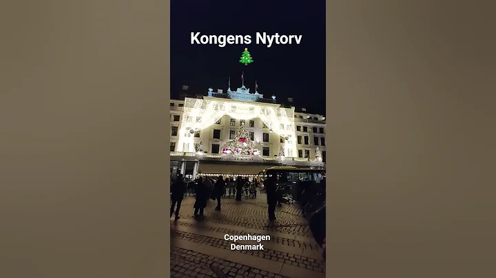 Kongens Nytorv 🎄 Christmas Lighting 2025 #christmas #kongensnytorv #2025 #copenhagen #denmark