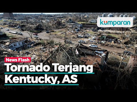 Sebanyak 70 Orang di Kentucky, AS Tewas usai Diterjang Tornado Dahsyat
