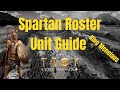 Spartan Unit Roster Guide - King Menelaus: Total War Saga Troy