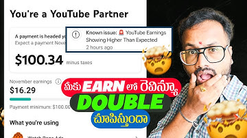 YT Studio Earnings DOUBLE  😳  YouTube Earnings Glitch Explained!