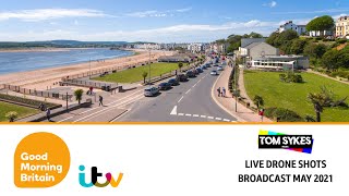 Exmouth Beach Drone Shots - GMB