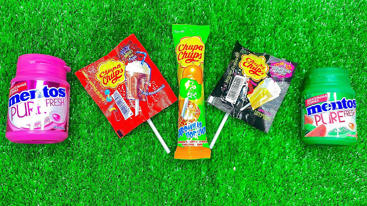 Satisfying video | Unpacking Lollipops! Mentos and Chupa Chups  ASMR