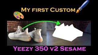 custom yeezy sesame
