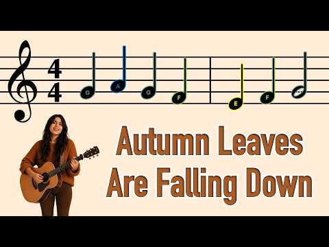 Easy Orff Play-Along 🍂 Autumn Leaves Are Falling Down