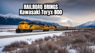 Epic: Alaska Railroad brings our Kawasaki Teryx 800 to our trail!