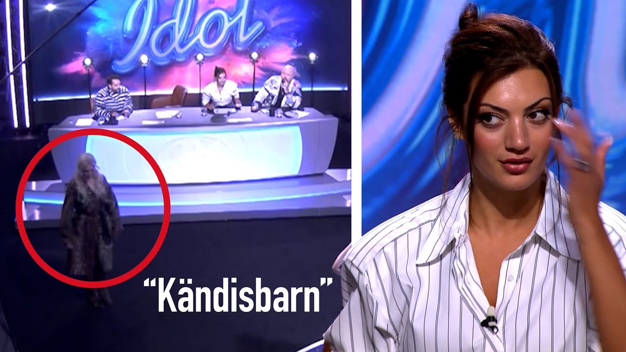 Här stormar Peg Parnevik ut ur studion efter bråket - "Kändisbarn"