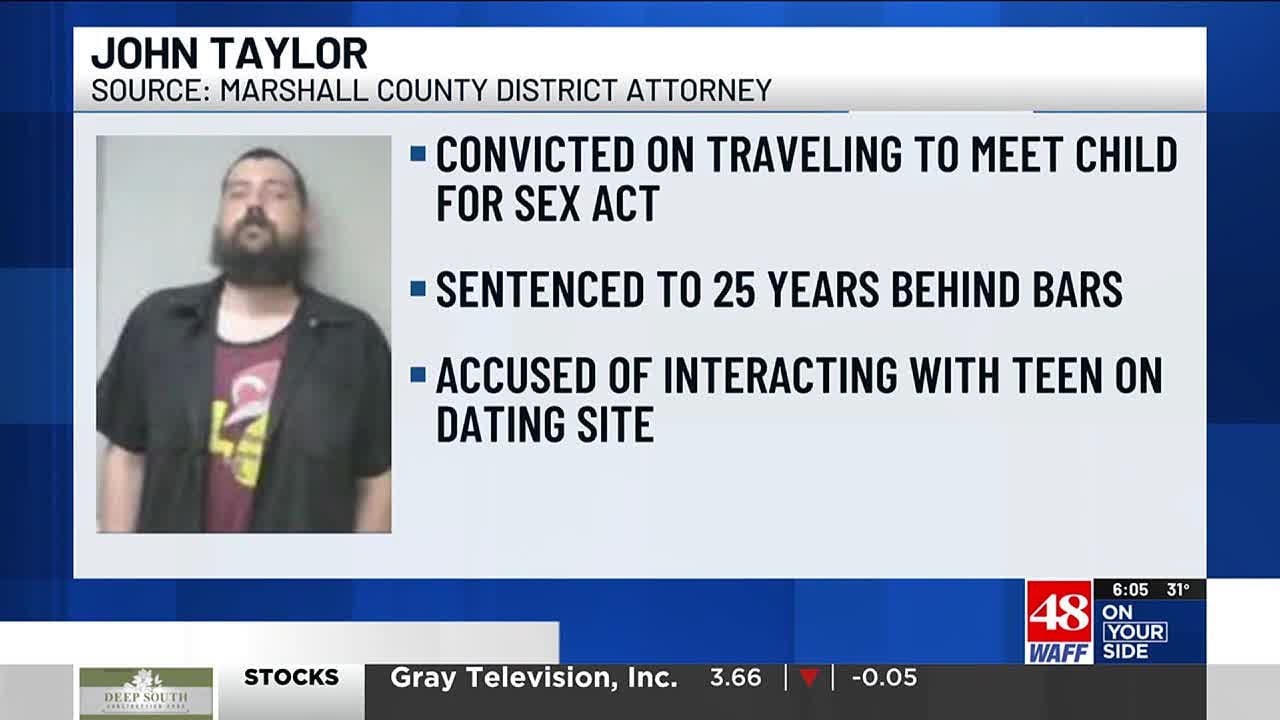 Marshall County man sentenced to prison for traveling to meet child for ...