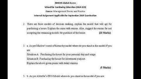 NMIMS  Solved Assignment  Management Theory and Practice Sept 2019 Call 9025810064