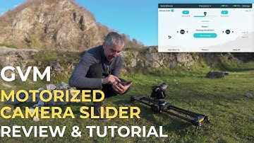 GVM motorized camera slider Review & Tutorial