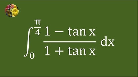 2nd method to evaluate the definite integral using must know basic techniques (Mis-367A)