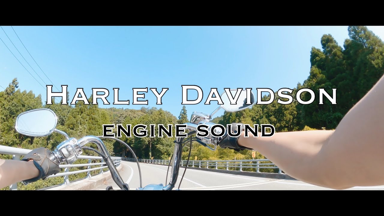 【高音質】ハーレーダビッドソンのエンジン音と三拍子 【High sound quality】Harley Davidson Engine