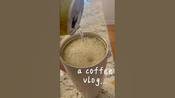 ASMR Coffee Making | Vanilla Espresso Tonic Recipe (Relaxing Café Vibes)