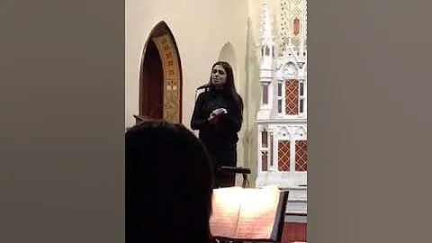 Amy Richards singing Nella Fantasia