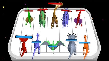 Merge Dino 3D : Merge Dinosaur Game in MAX LEVEL + Merge Master ⭐ Merge Simulator Battles