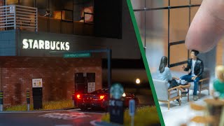 Making the MOST detailed Starbucks diorama EVER! in 1/64 scale (Part 1)