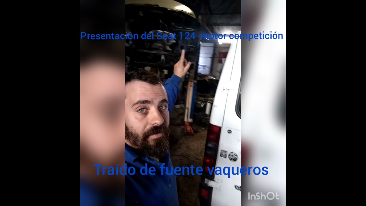 video de la presentación del  motor 2000 de competición de un Seat 124 traído desde fuente vaquero