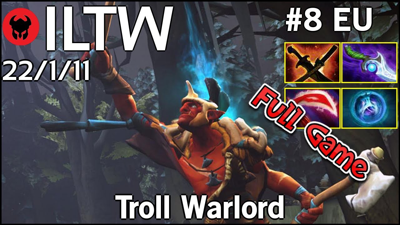 ILTW [Espada] plays Troll Warlord!!! Dota 2 Full Game 7.21