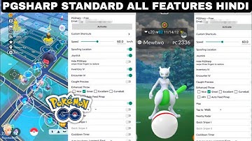 PGSHARP STANDARD KEY FEATURES ALL EXPLAIN IN HINDI POKEMON GO VIDEO IN HINDI 2025 | OG SHENTOGO 