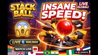 🔴 Stack Ball LIVE 🚨 Can You Survive This Drop? 😱 One Mistake = Game Over |Day 34 Ep.2 screenshot 1
