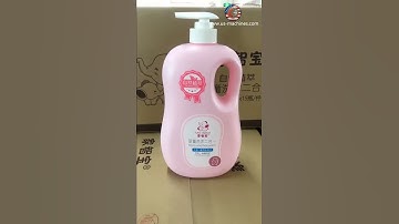 Baby body hair wash shampoo bottle filling pump cap capping machine automatic bottling line