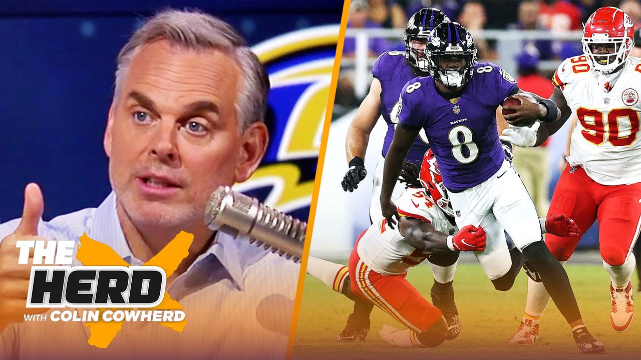 Lamar was brilliant in Ravens win over Chiefs, Dak was boring but efficient — Colin | NFL | THE HERD