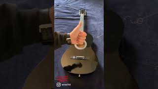 How to turn an Acoustic Guitar into A Bass Guitar