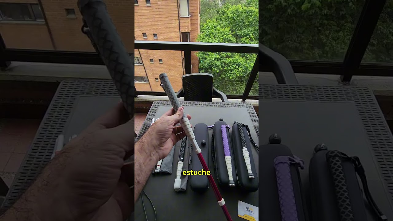 Venta de Bastones guía telescopicos y canadienses para personas con discapacidad visual ciegos