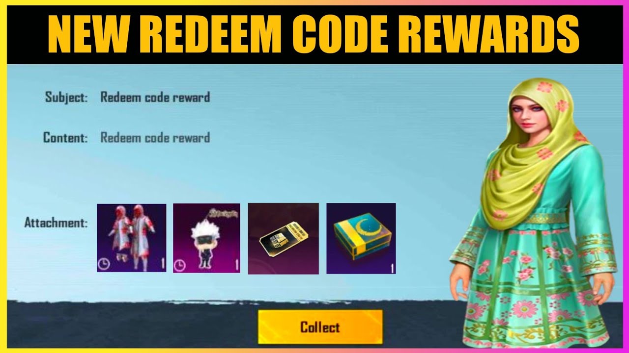 RAMADAN NEW 4 REDEEM CODE REWARDS IN PUBG MOBILE 😍 GET FREE REWARDS 🔥