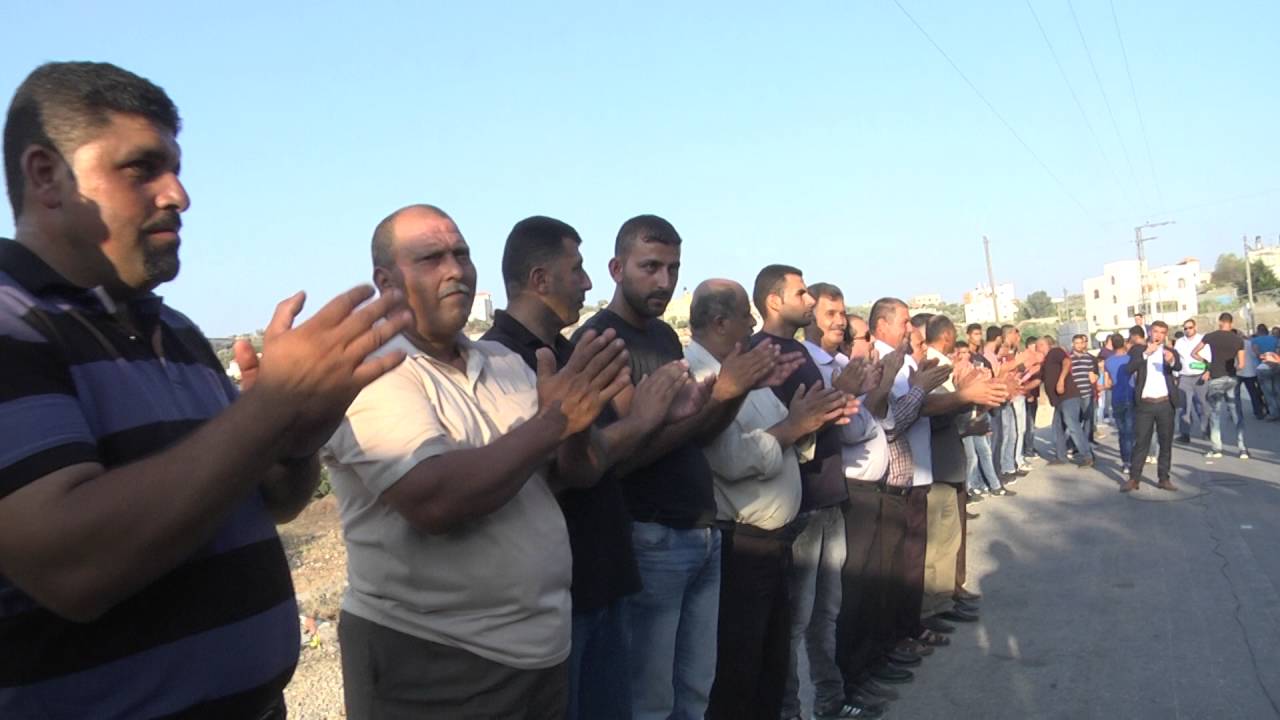 الشاعران اكرم البوريني و صهيب الجماعيني مقطع من زفة من عرس المهندس معتصم منصور - كفر جمال