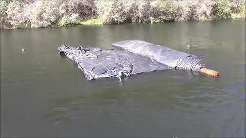 16ft AquaDam, Water Intake Isolation Phase 2, Stanislaus River, Sonora, CA 2013