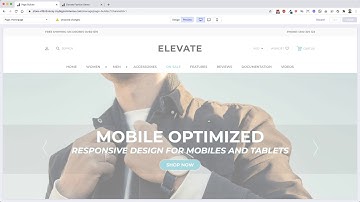 Elevate BigCommerce Theme - Menu Options