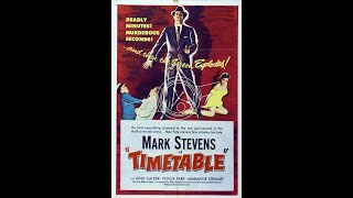 Timetable - Classic 1956 film Mark Stevens, Robbery Thriller Public Domain Film 3/4