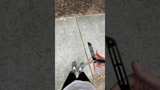 Double scissor balisong trick  slomo #balisongflipping