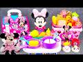 14 Minutes Satisfying Unboxing Disney Minnie Mouse Pink Kitchen Cooking Playset | Review Toys ASMR