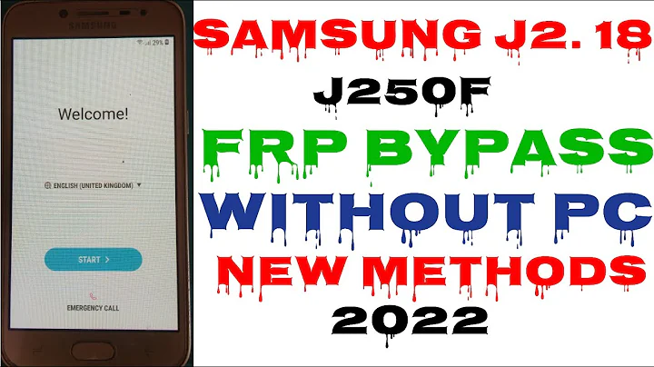 Samsung J2 Pro 2018 (SM-J250F/DS) FRP Unlock or Google Account Bypass Easy Trick Without PC // 2022