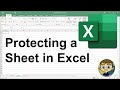 Advanced Excel - Protecting a Sheet - Excel Tutorial