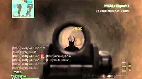 MW3 killfeed on FFA on Hardhat