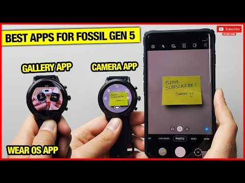 Best Camera & Gallery App on Wear OS - Fossil Gen 5!