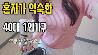 [40대 비혼브이로그] 이젠 혼자가 익숙하고 편한 40대 1인가구 | 40대 브이로그