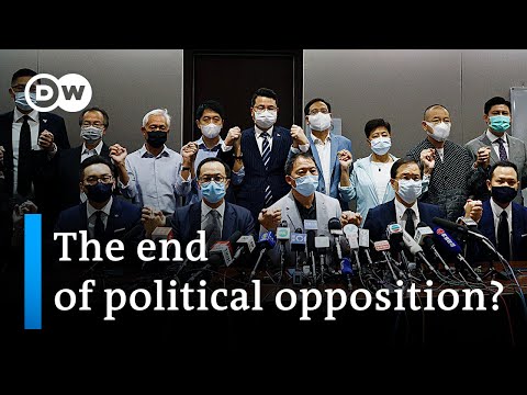 All of Hong Kong’s pro-democracy lawmakers resign - DW News.