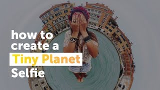 How to Make a Tiny Planet Selfie | PicsArt Tutorial screenshot 1
