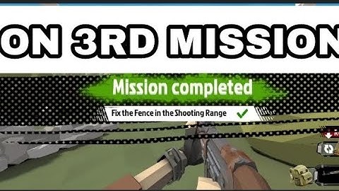 Fix The Fence In The Shooting Range ......FRANK 3RD MISSION